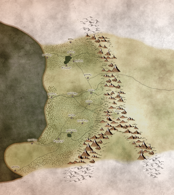 Map of Western Tagnaas